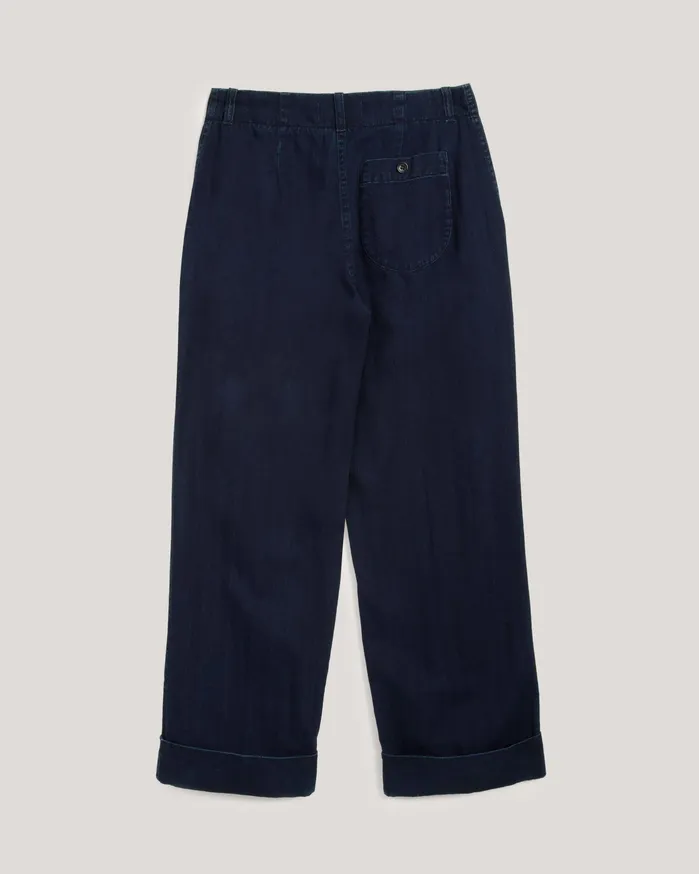 Women Sailor Trouser Indigo YMC Trousers