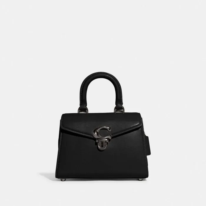 Women Sammy Top Handle 21 Pewterblack Coach Crossbody Bags