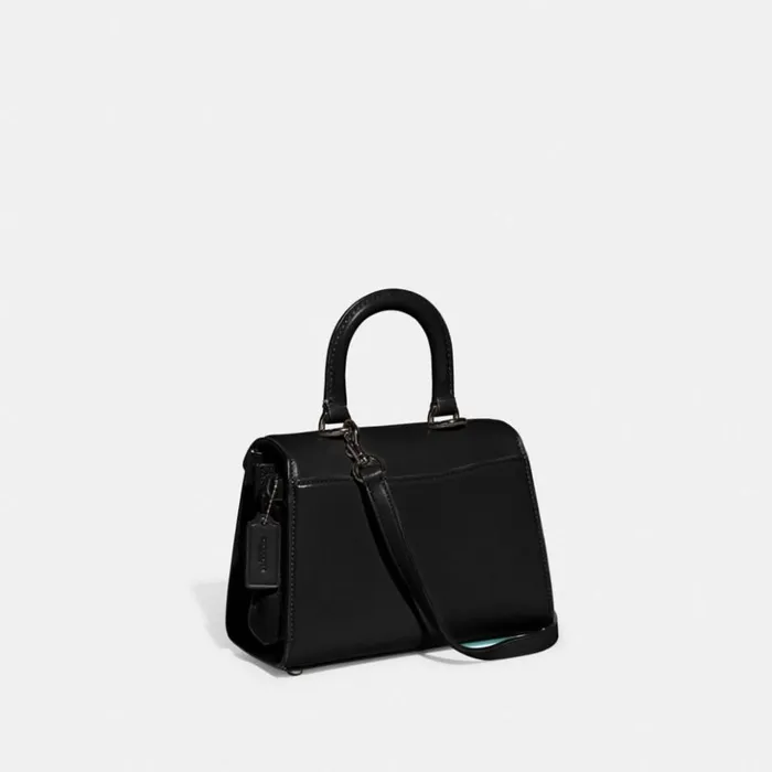 Women Sammy Top Handle 21 Pewterblack Coach Crossbody Bags