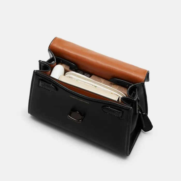 Women Sammy Top Handle 21 Pewterblack Coach Crossbody Bags