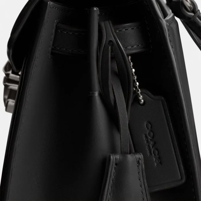 Women Sammy Top Handle 21 Pewterblack Coach Crossbody Bags