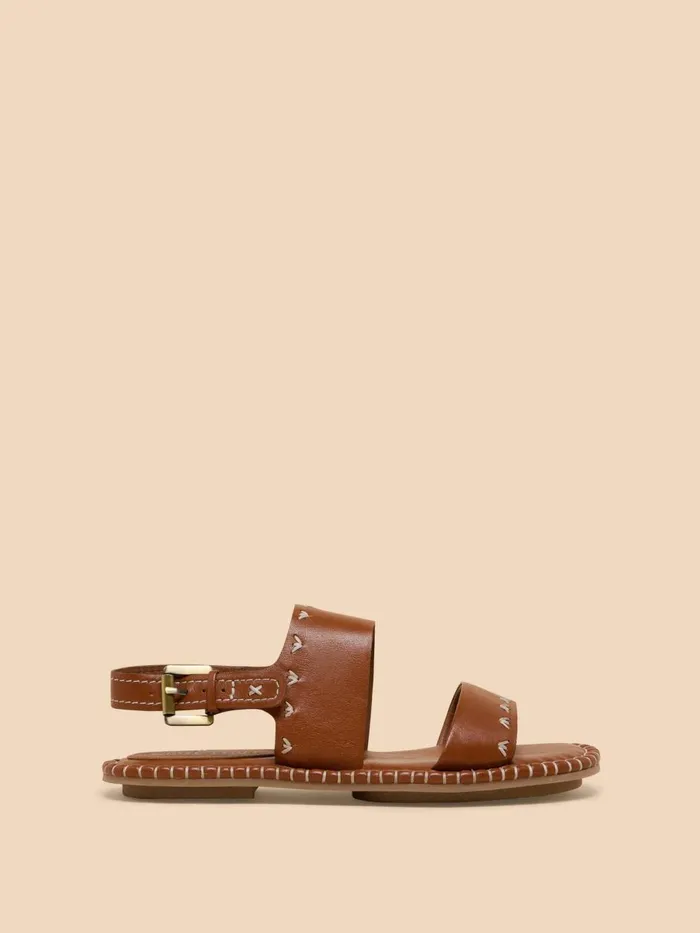 Women SANDALS White Stuff Sweetpea Leather Sandal Mid Tan Women SANDALS White Stuff Sweetpea Leather Sandal Mid Tan