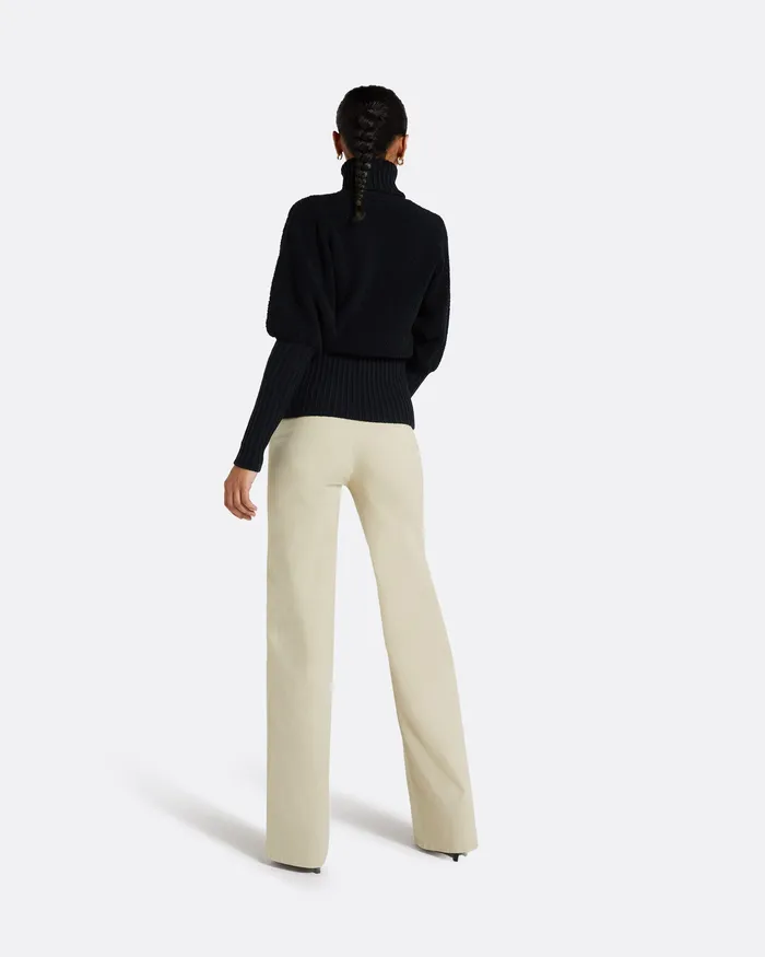 Women Sara Navy Knit Navy Knitwear Safiyaa
