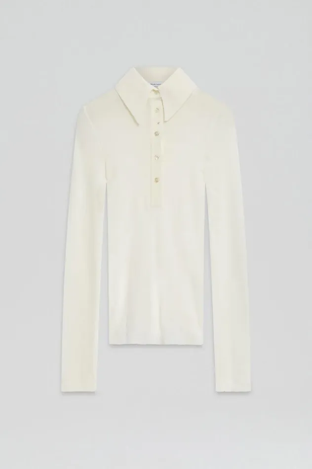 Women Scanlan Theodore Babywool BABYWOOL SHIRT Ivory All Women Scanlan Theodore Babywool BABYWOOL SHIRT Ivory All
