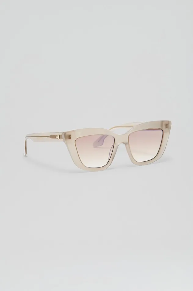 Women Scanlan Theodore Eyewear ST SOFT CAT EYE SUNGLASSES Crystalgrey Women Scanlan Theodore Eyewear ST SOFT CAT EYE SUNGLASSES Crystalgrey
