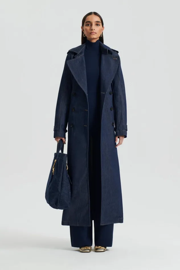 Women Scanlan Theodore Jumpsuits MICRO CREPE JUMPSUIT Navy Women Scanlan Theodore Jumpsuits MICRO CREPE JUMPSUIT Navy