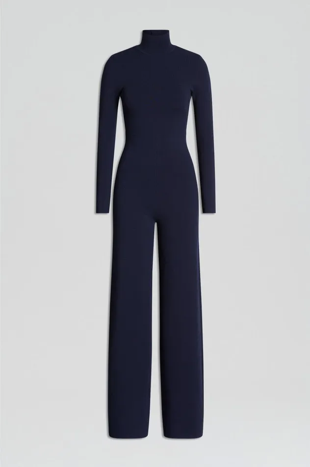 Women Scanlan Theodore Jumpsuits MICRO CREPE JUMPSUIT Navy Women Scanlan Theodore Jumpsuits MICRO CREPE JUMPSUIT Navy