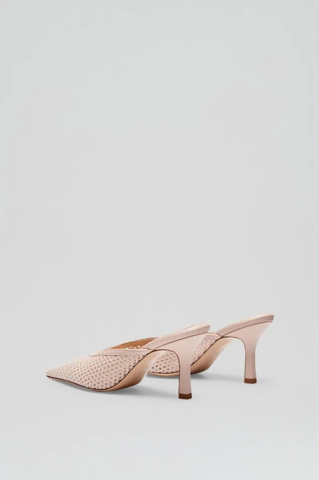 Women Scanlan Theodore Shoes MESH MULE 75 Trench Women Scanlan Theodore Shoes MESH MULE 75 Trench