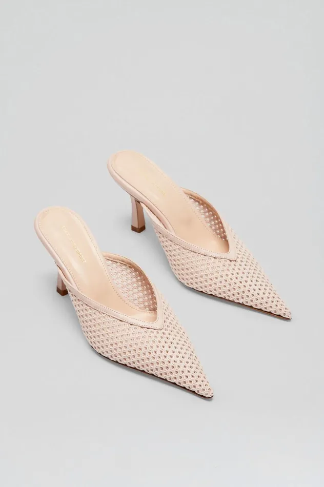 Women Scanlan Theodore Shoes MESH MULE 75 Trench Women Scanlan Theodore Shoes MESH MULE 75 Trench