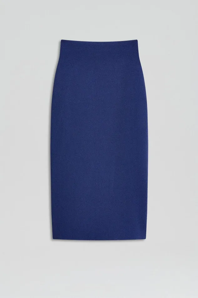 Women Scanlan Theodore Skirts CREPE KNIT PENCIL SKIRT Royal Women Scanlan Theodore Skirts CREPE KNIT PENCIL SKIRT Royal