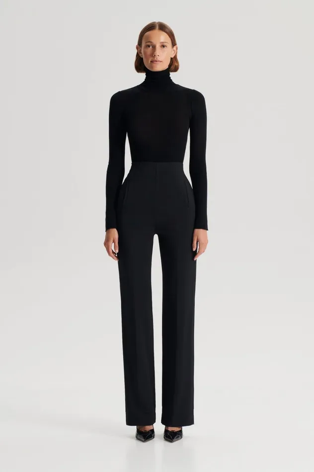 Women Scanlan Theodore Sweaters BABYWOOL POLO Black All Online