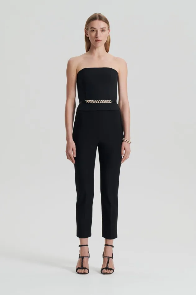 Women Scanlan Theodore Tops CADY BUSTIER Black