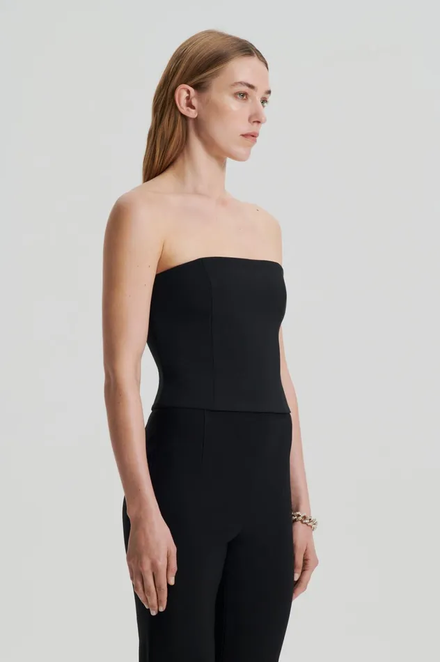 Women Scanlan Theodore Tops CADY BUSTIER Black Women Scanlan Theodore Tops CADY BUSTIER Black