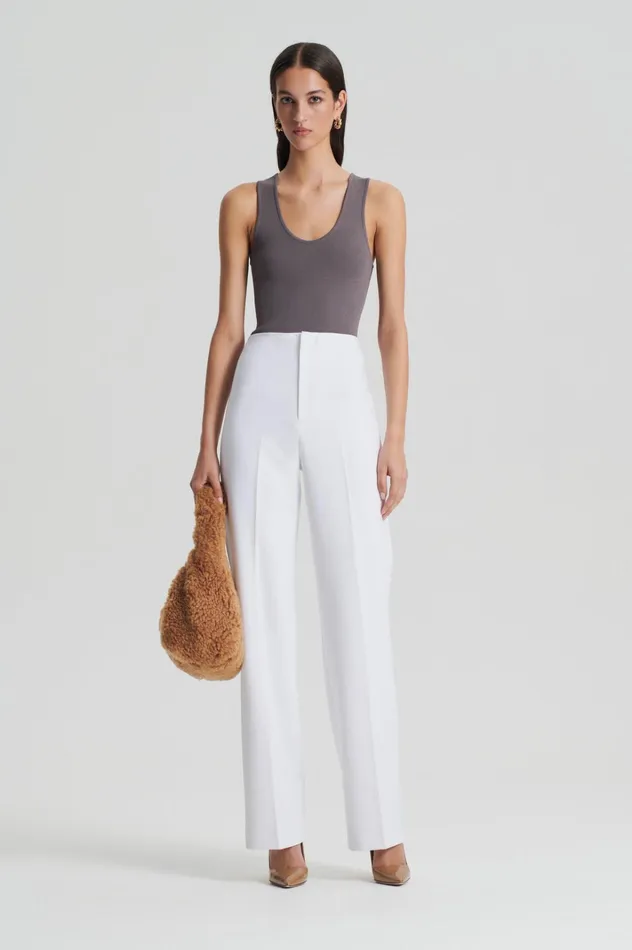 Women Scanlan Theodore Tops CREPE KNIT SINGLET Torba