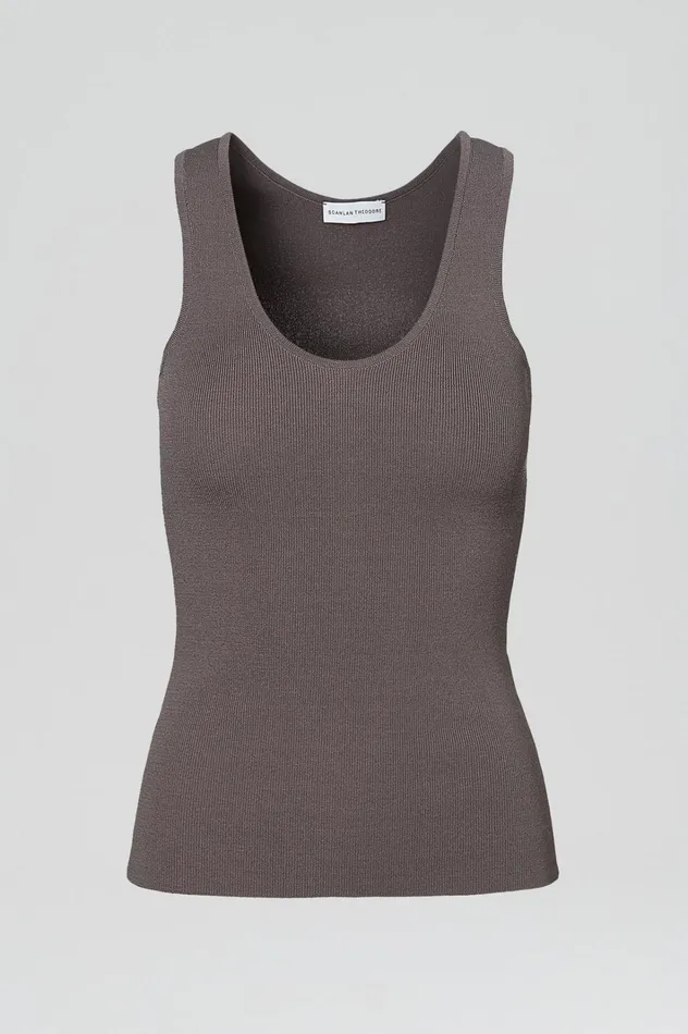 Women Scanlan Theodore Tops CREPE KNIT SINGLET Torba