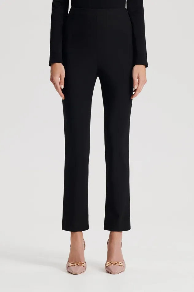 Women Scanlan Theodore Trousers ITALIAN HIGHWAIST SLIM TROUSER Black Women Scanlan Theodore Trousers ITALIAN HIGHWAIST SLIM TROUSER Black