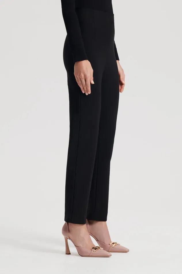 Women Scanlan Theodore Trousers ITALIAN HIGHWAIST SLIM TROUSER Black Women Scanlan Theodore Trousers ITALIAN HIGHWAIST SLIM TROUSER Black