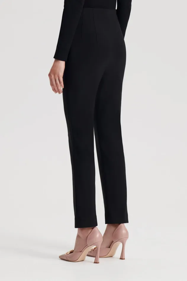 Women Scanlan Theodore Trousers ITALIAN HIGHWAIST SLIM TROUSER Black Women Scanlan Theodore Trousers ITALIAN HIGHWAIST SLIM TROUSER Black