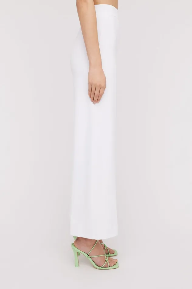 Women Scanlan Theodore Trousers MICRO CREPE CROP TROUSER 18 White