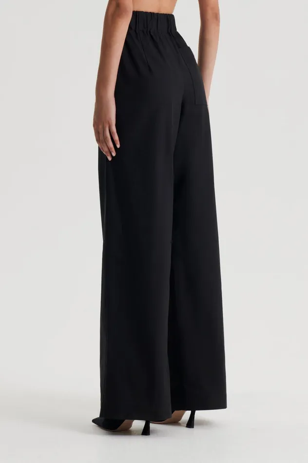 Women Scanlan Theodore Trousers PLEAT CARGO TROUSER Black Women Scanlan Theodore Trousers PLEAT CARGO TROUSER Black