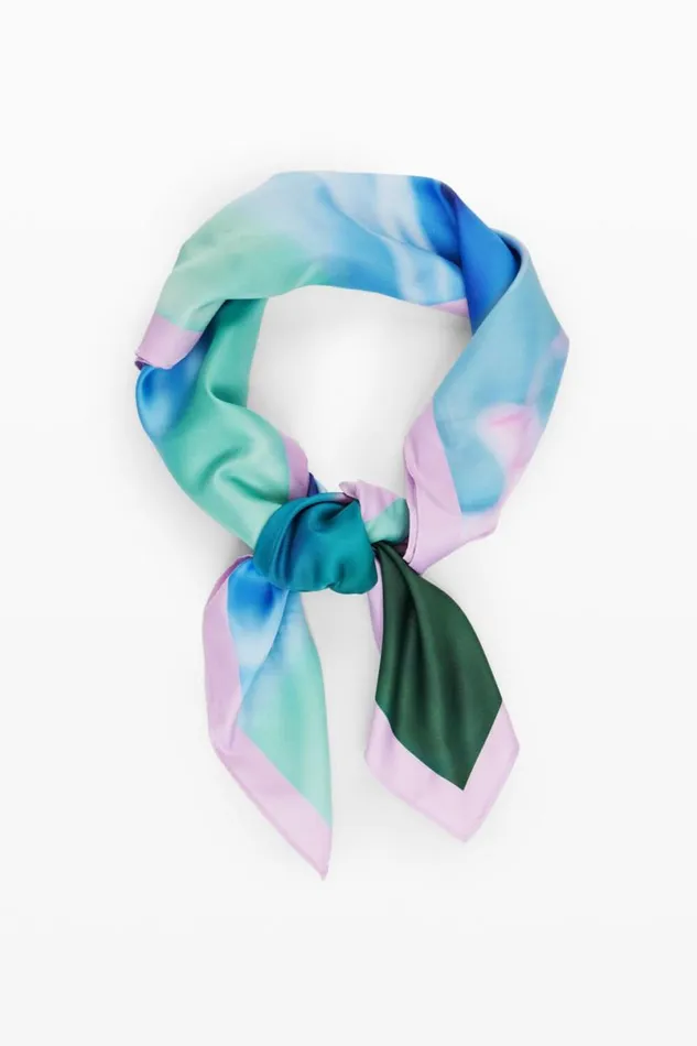 Women Scarves And Scarf Desigual Watercolor Floral Scarf