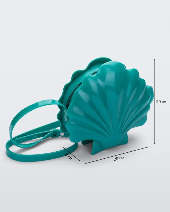Women Shell Bag Iridescent Blue Melissa Handbags