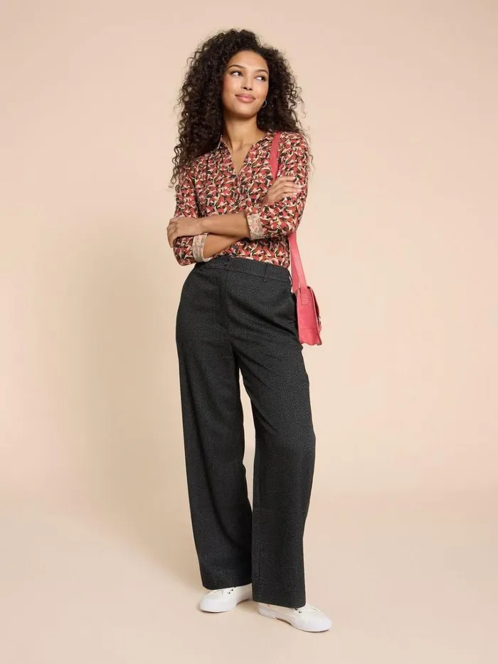 Women SHIRTS and BLOUSES White Stuff ANNIE JERSEY PRINT SHIRT Pink Print