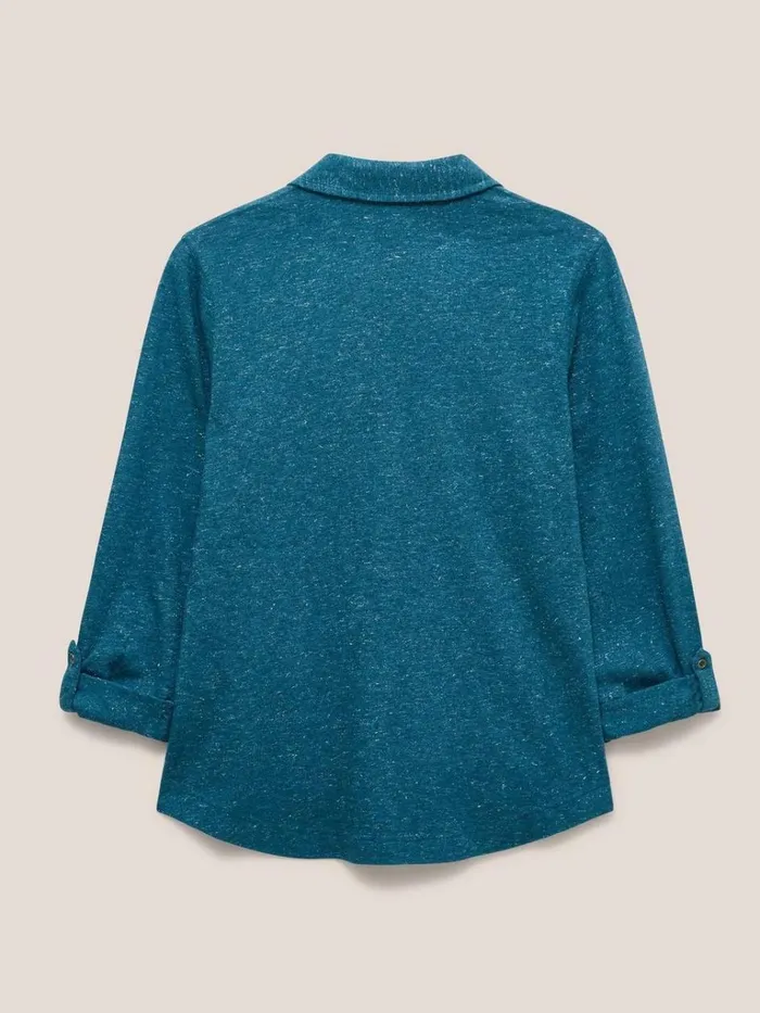 Women SHIRTS and BLOUSES White Stuff ANNIE SPARKLE SLIM FIT SHIRT Dk Teal Women SHIRTS and BLOUSES White Stuff ANNIE SPARKLE SLIM FIT SHIRT Dk Teal