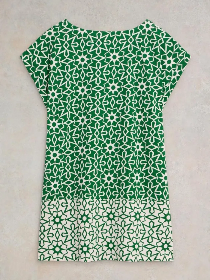 Women SHIRTS and BLOUSES White Stuff CARRIE COTTON TUNIC Green Print Women SHIRTS and BLOUSES White Stuff CARRIE COTTON TUNIC Green Print