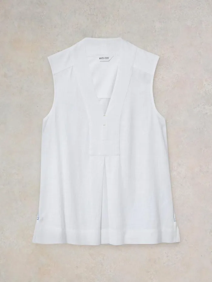 Women SHIRTS and BLOUSES White Stuff CELIA JERSEY MIX SHIRT Brilliant White