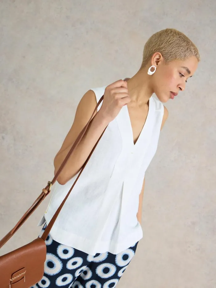 Women SHIRTS and BLOUSES White Stuff CELIA JERSEY MIX SHIRT Brilliant White