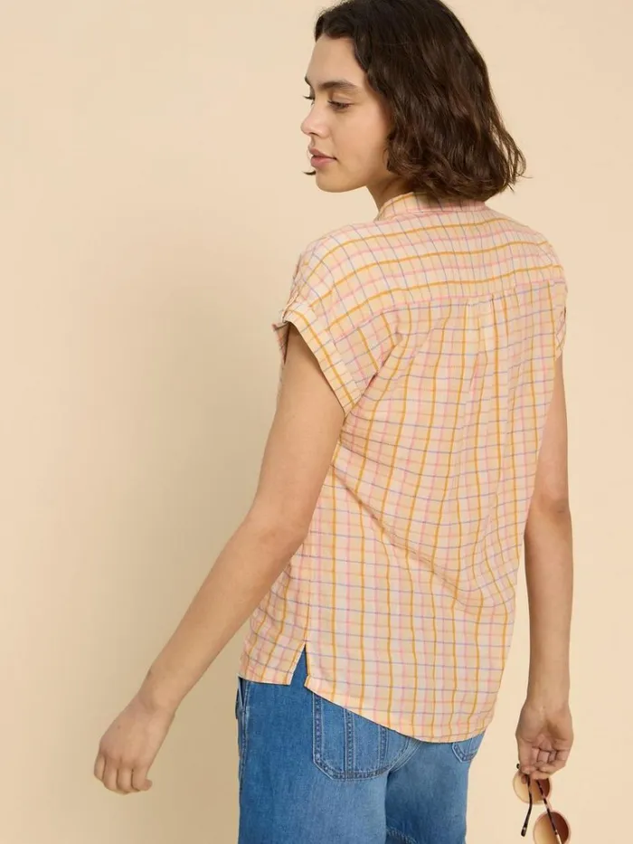 Women SHIRTS and BLOUSES White Stuff Ellie Check Shirt Natural Multi