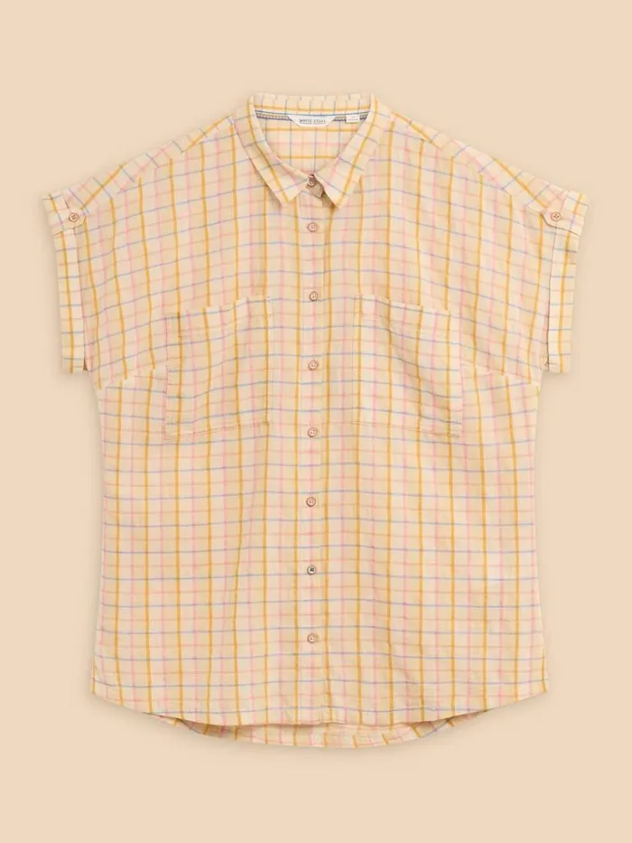 Women SHIRTS and BLOUSES White Stuff Ellie Check Shirt Natural Multi