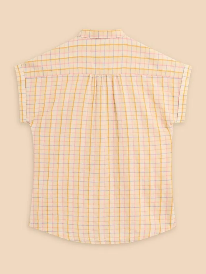 Women SHIRTS and BLOUSES White Stuff Ellie Check Shirt Natural Multi