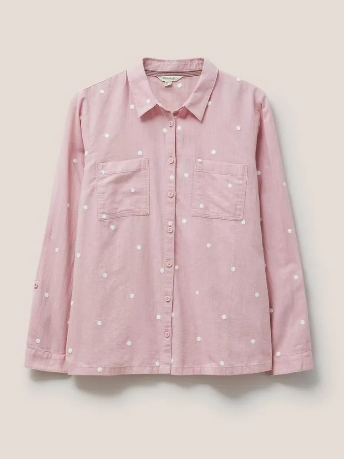 Women SHIRTS and BLOUSES White Stuff Emilia Organic Cotton Long Sleeve Shirt Pink Multi Women SHIRTS and BLOUSES White Stuff Emilia Organic Cotton Long Sleeve Shirt Pink Multi