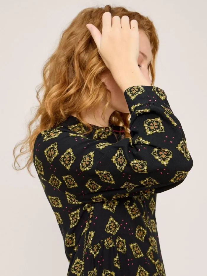 Women SHIRTS and BLOUSES White Stuff Farley Eco Vero Tunic Black Multi