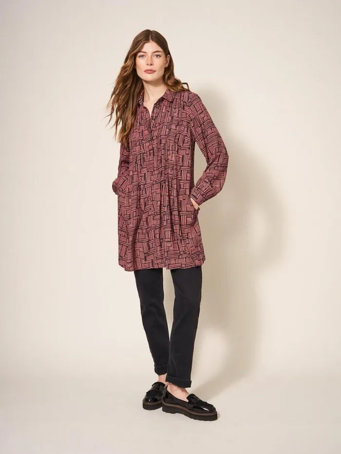 Women SHIRTS and BLOUSES White Stuff Georgie Shirt Tunic Navy Multi Women SHIRTS and BLOUSES White Stuff Georgie Shirt Tunic Navy Multi