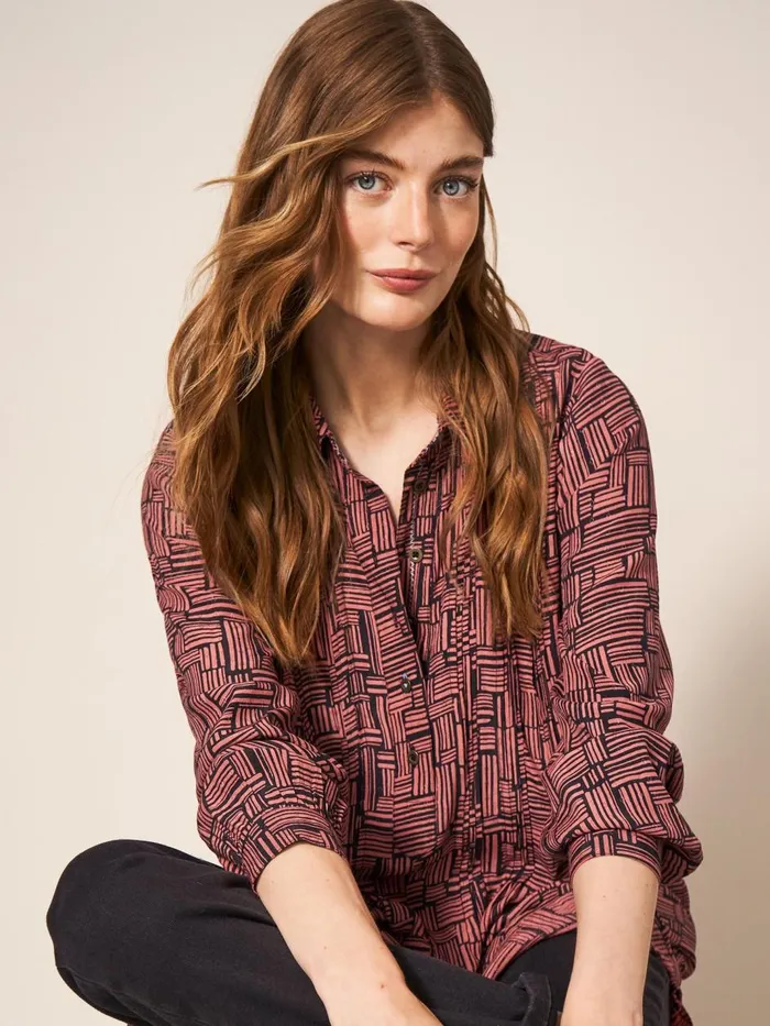 Women SHIRTS and BLOUSES White Stuff Georgie Shirt Tunic Navy Multi Women SHIRTS and BLOUSES White Stuff Georgie Shirt Tunic Navy Multi