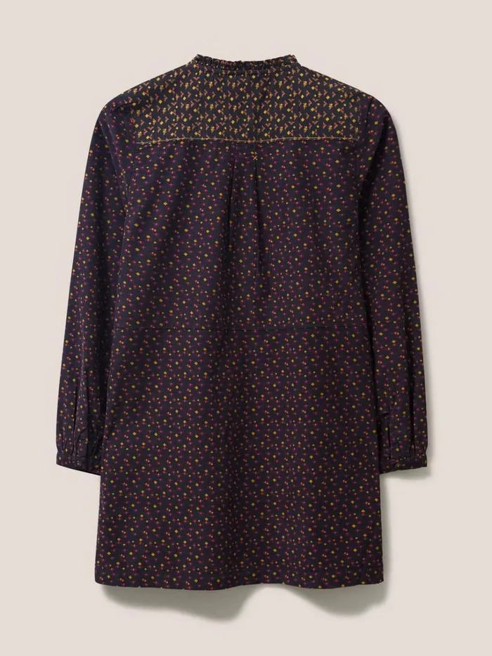 Women SHIRTS and BLOUSES White Stuff Jade Cord Tunic Grey Multi