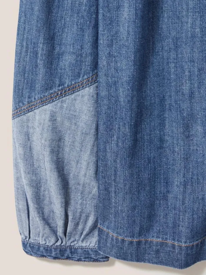 Women SHIRTS and BLOUSES White Stuff Jasmine Denim Shirt Mid Denim Women SHIRTS and BLOUSES White Stuff Jasmine Denim Shirt Mid Denim