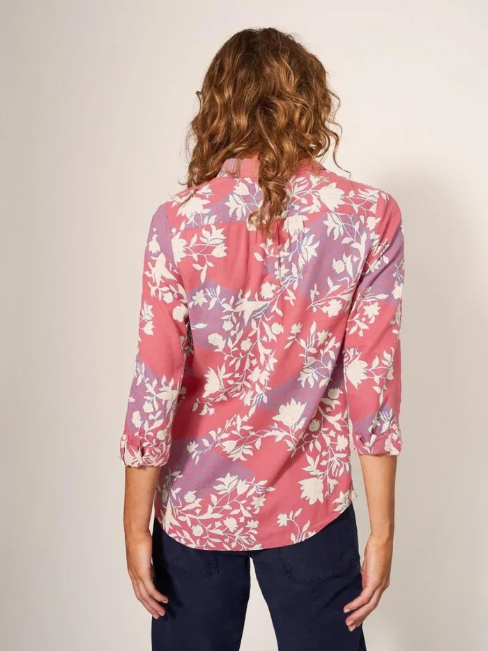 Women SHIRTS and BLOUSES White Stuff Sophie Organic Cotton Shirt Red Print Women SHIRTS and BLOUSES White Stuff Sophie Organic Cotton Shirt Red Print