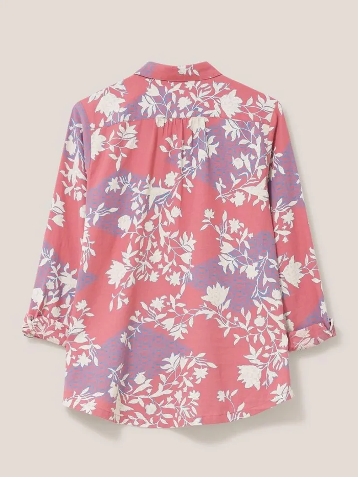 Women SHIRTS and BLOUSES White Stuff Sophie Organic Cotton Shirt Red Print Women SHIRTS and BLOUSES White Stuff Sophie Organic Cotton Shirt Red Print