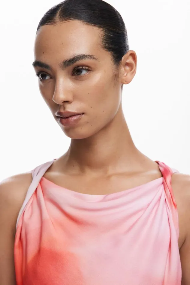 Women Shirts And Blouses Desigual Tiedye Tank Top