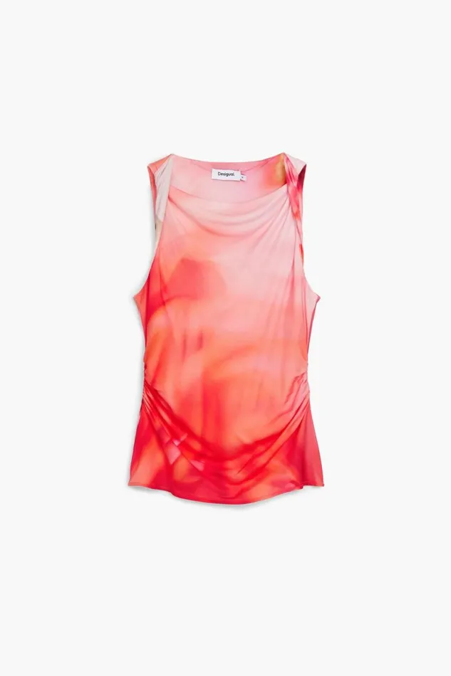 Women Shirts And Blouses Desigual Tiedye Tank Top