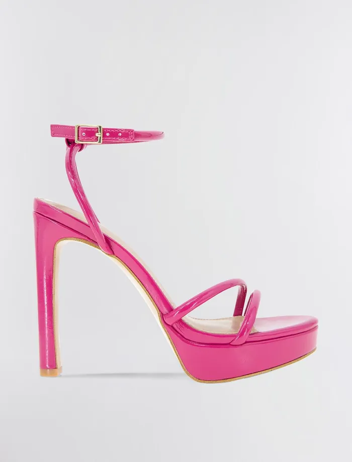 Women Shoes BCBG Pink Kendi Sandal Heel Viva Pink Patent