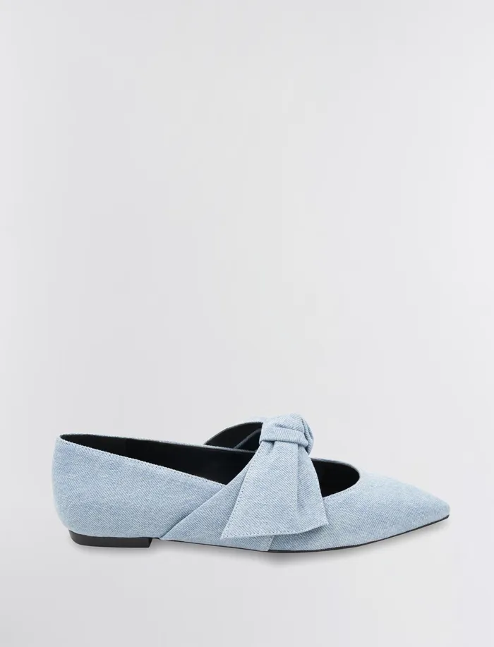 Women Shoes BCBG Prely Ballet Flat Denim