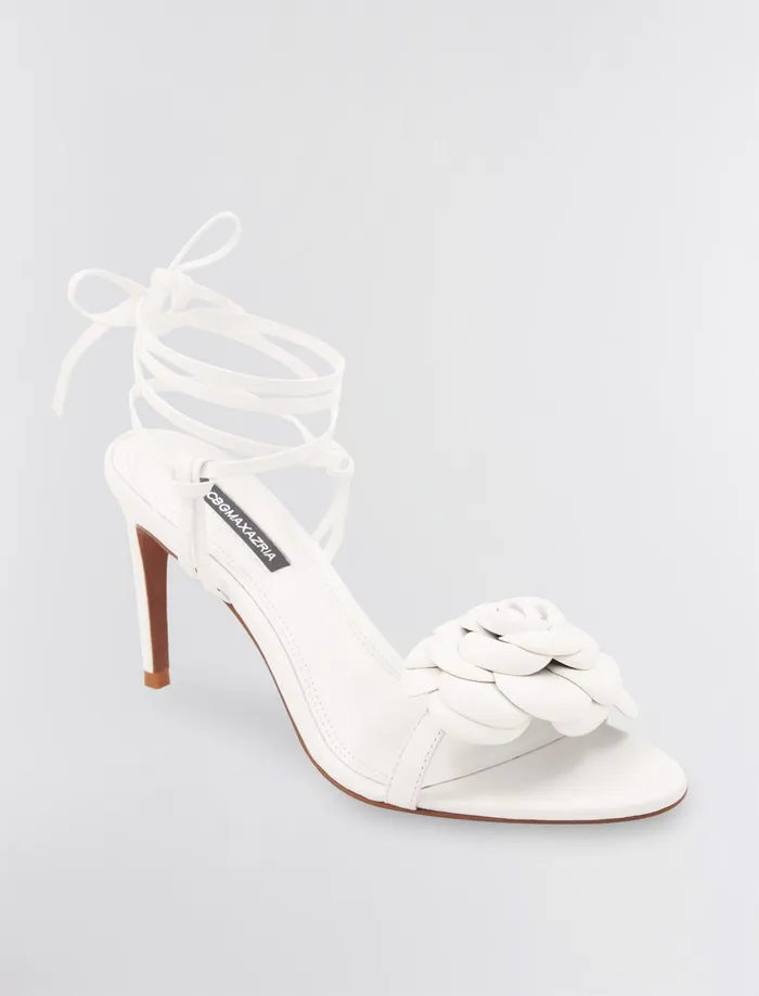Women Shoes BCBG Tanni Sandal Heel White
