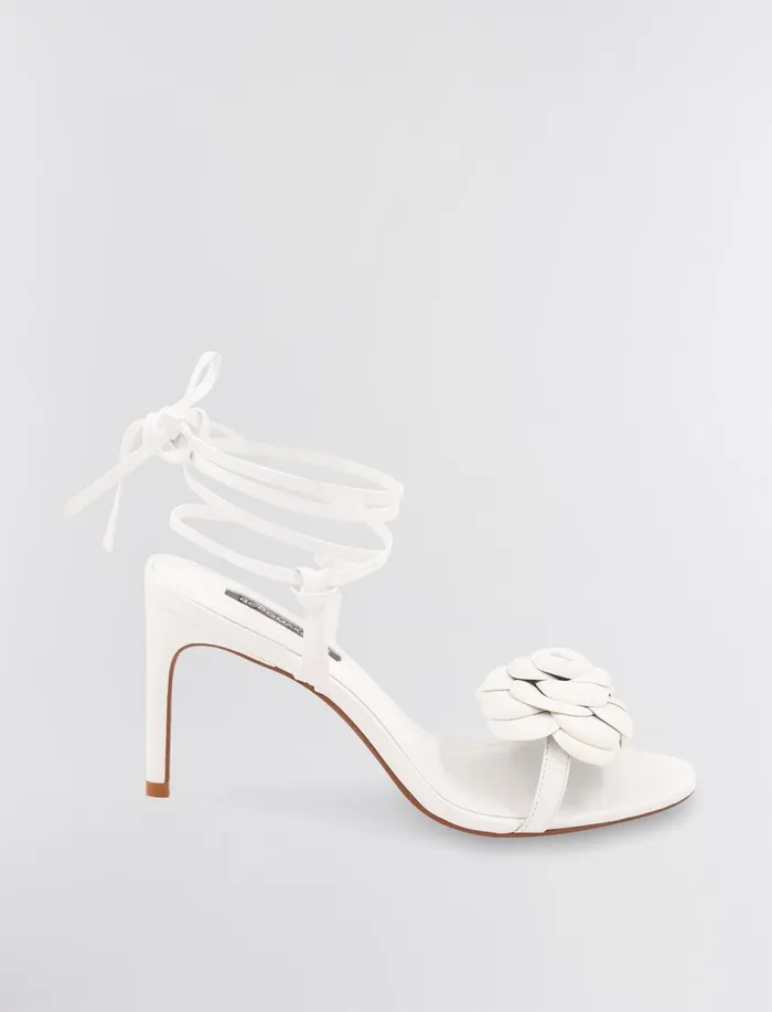 Women Shoes BCBG Tanni Sandal Heel White