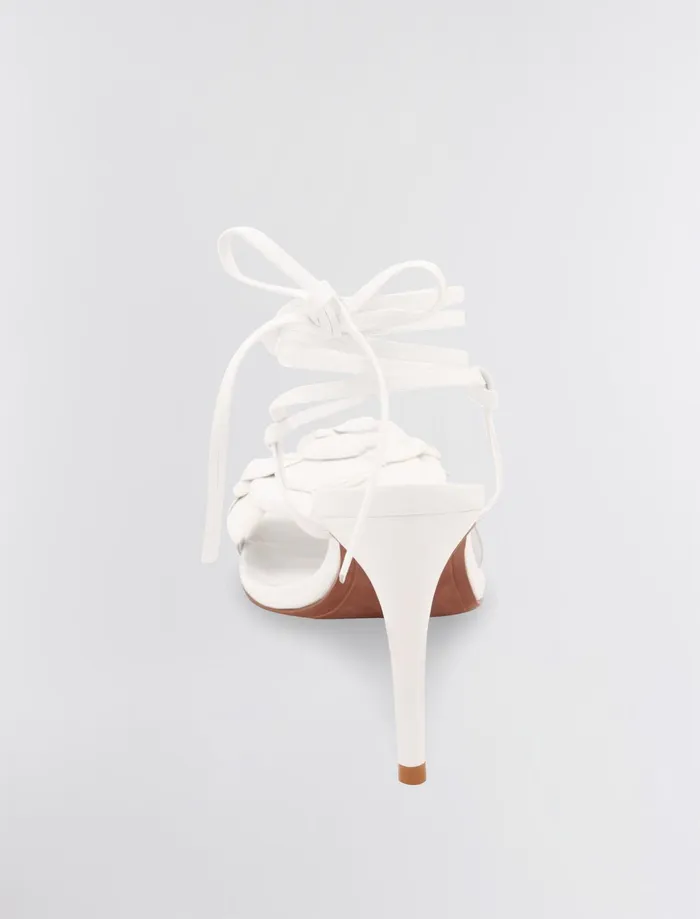 Women Shoes BCBG Tanni Sandal Heel White