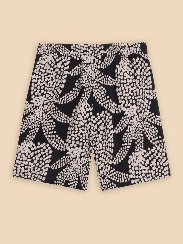 Women SHORTS White Stuff Bella Short Black Multi Women SHORTS White Stuff Bella Short Black Multi